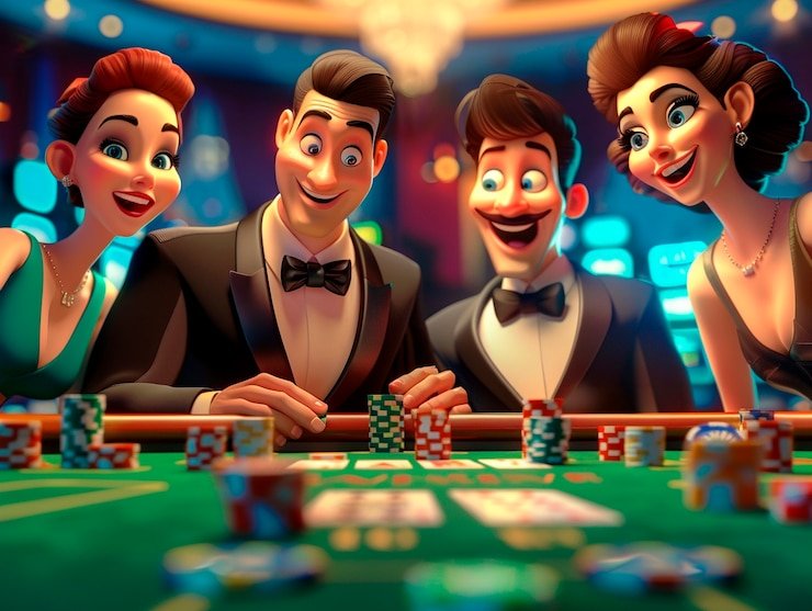 Navigasi blackjack satu dek tertata